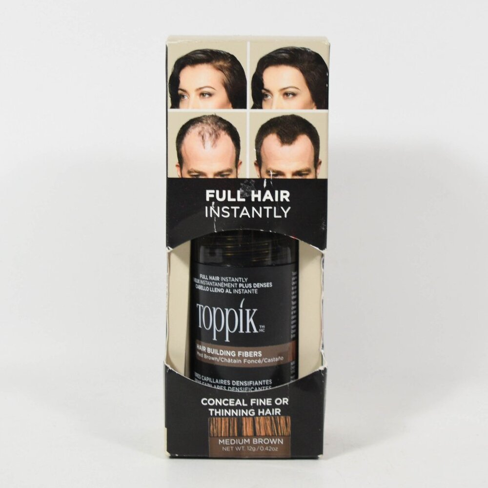 Toppik Hair Building Fibers Full Hair Instantly Medium Brown 0.42 oz